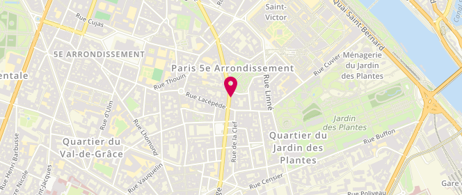 Plan de Eclat, 63 Rue Monge, 75005 Paris