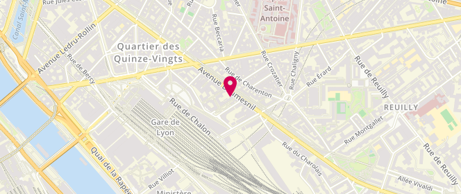 Plan de Laverie du Quartier Gare de Lyon, 66 av Daumesnil, 75012 Paris