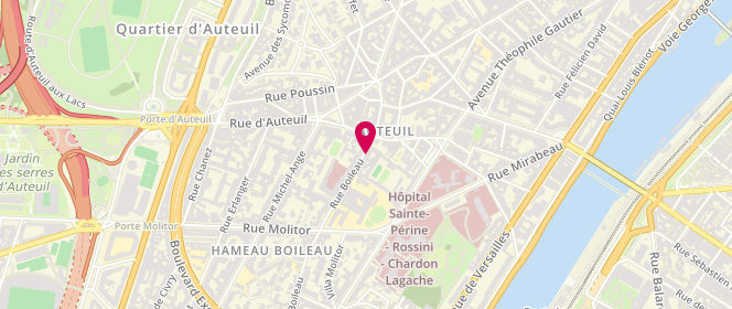 Plan de Lav'club, 7 Rue Boileau, 75016 Paris