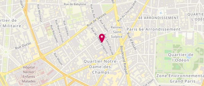 Plan de Bl Tourneur, 25 Rue Abbé Grégoire, 75006 Paris