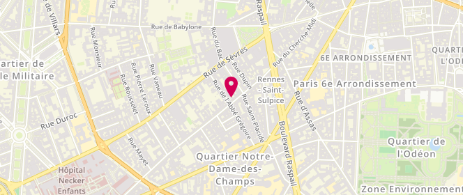 Plan de Blanchisserie du Midi, 64 Rue du Cherche-Midi, 75006 Paris