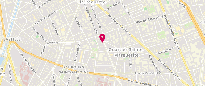 Plan de Lux Lavomatique, 37 Rue Faidherbe, 75011 Paris