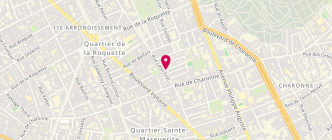 Plan de Laverie du Quartier, 48 Rue Léon Frot, 75011 Paris