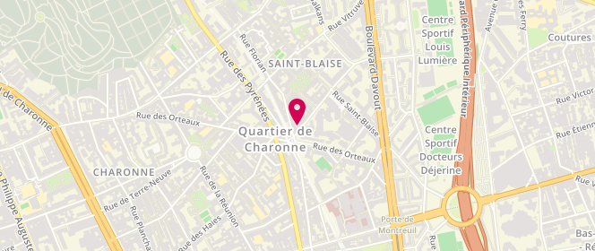 Plan de Laverie du Quartier, 3 Rue du Clos, 75020 Paris