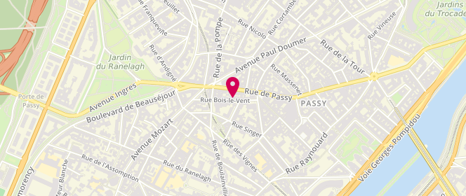 Plan de A Votre Service, 18 Rue Bois le Vent, 75016 Paris