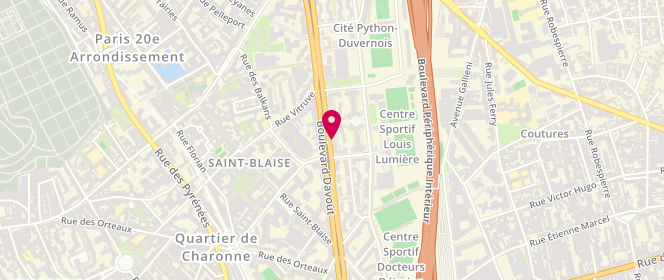Plan de Laverie du Quartier, 116 Boulevard Davout, 75020 Paris