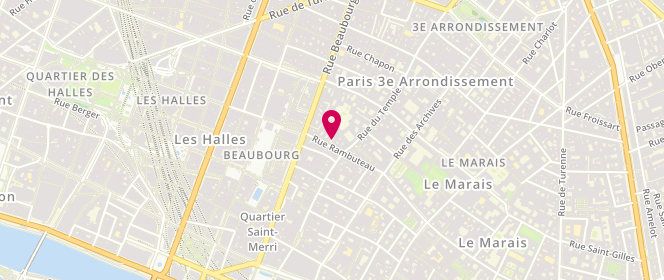 Plan de NAIT Atmane Nafa, 20 Rue Rambuteau, 75003 Paris