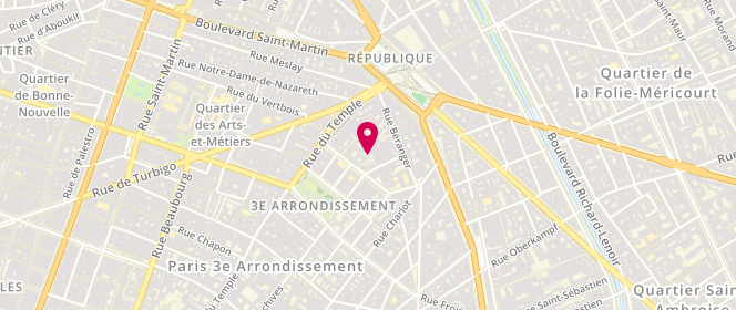 Plan de Marss, 16 Rue de la Corderie, 75003 Paris
