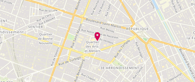 Plan de Marss, 20 Rue Montgolfier, 75003 Paris