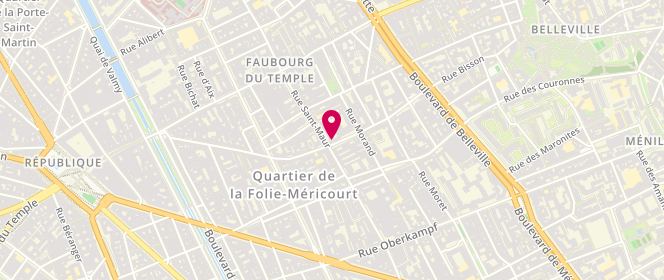 Plan de Laverie Libre Service, 67 Rue de la Fontaine au Roi, 75011 Paris