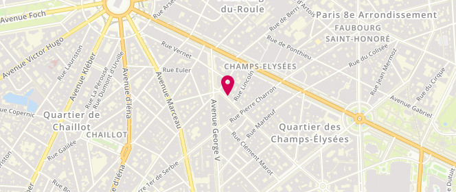 Plan de Proxi Laveries, 60 Rue Francois 1er, 75008 Paris
