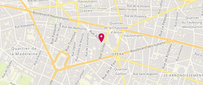 Plan de Lavoignat, 5 Rue Auber, 75009 Paris