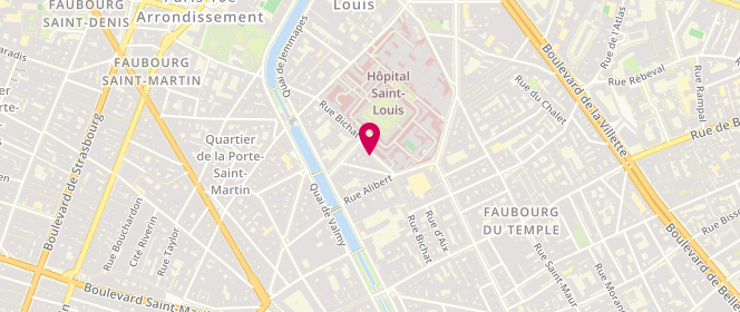 Plan de Blanchisserie Bichat, 43 Rue Bichat, 75010 Paris