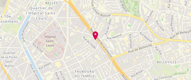 Plan de LAV SPEED (laverie), 31 Boulevard de la Villette, 75010 Paris