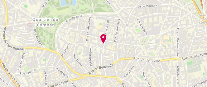 Plan de Laverie 37 Villette, 37 Rue Villette, 75019 Paris