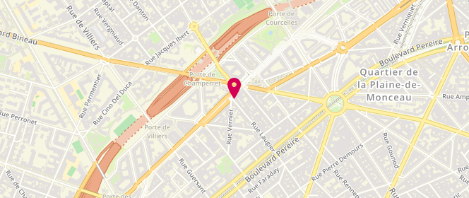 Plan de Phiser, 92 Rue Laugier, 75017 Paris