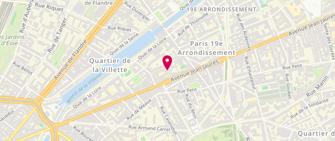 Plan de Laverie Laumiere, 6 Rue Pierre Girard, 75019 Paris