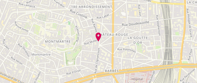 Plan de Laverie Libre Service, 47 Rue de Clignancourt, 75018 Paris