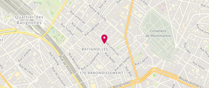 Plan de Lavotronic, 34 Rue la Condamine, 75017 Paris