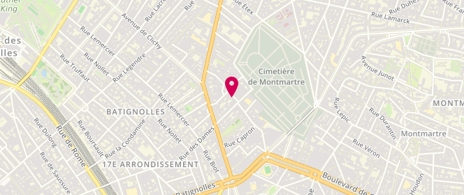 Plan de Laverie MJ, 5 Rue Hégésippe-Moreau, 75018 Paris
