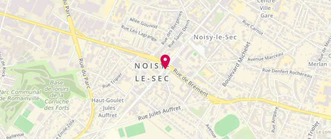 Plan de Noisy Le Sec Point Laverie, 3 Rue Anatole France, 93130 Noisy-le-Sec