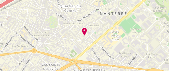 Plan de Socove Socove, 16 Rue Venêts, 92000 Nanterre