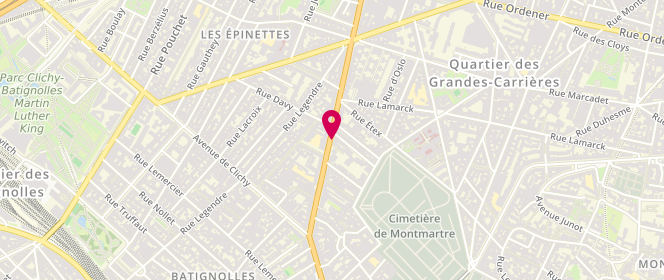 Plan de LAVE DISCOUNT, 46 Avenue Saint Ouen, 75018 Paris
