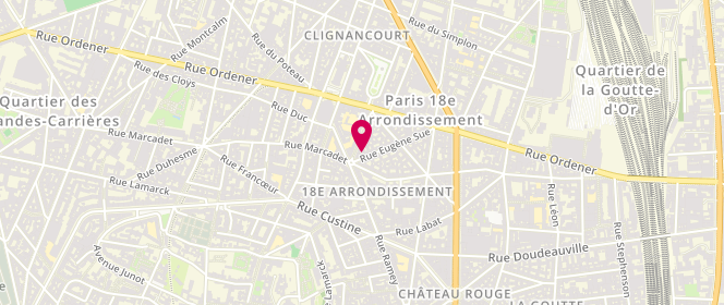 Plan de Lavatronic, 3 Rue Eugène Sue, 75018 Paris