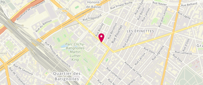 Plan de LAVERIE MG, 161 Avenue Clichy, 75017 Paris