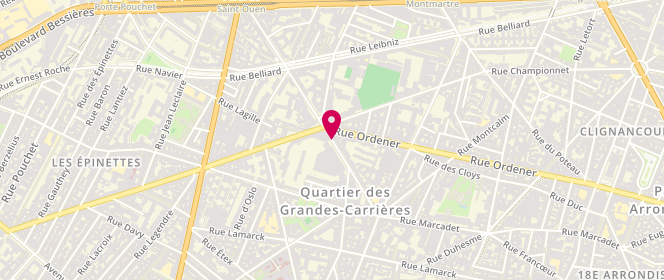 Plan de Laverie Vauvenargues, 30 Rue Vauvenargues, 75018 Paris