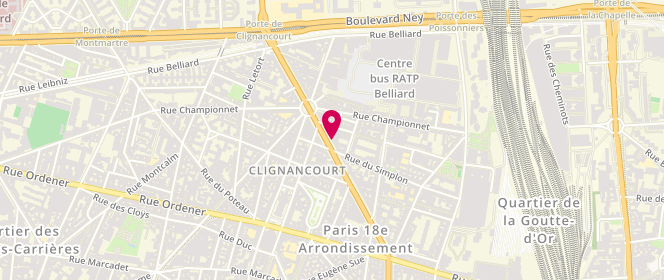 Plan de Quality Wash, 46 Boulevard Ornano, 75018 Paris