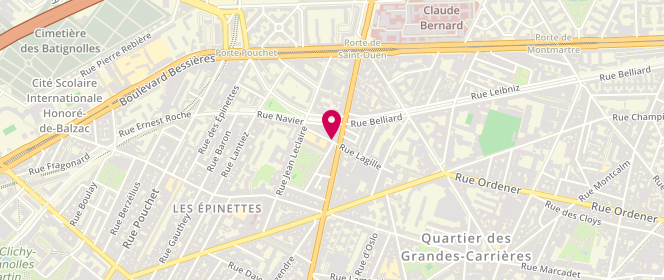 Plan de Lavnet Plus, 2 Rue Arthur Brière, 75017 Paris