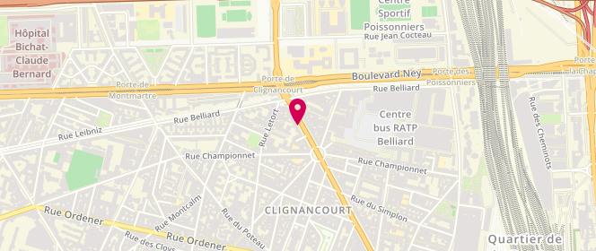 Plan de Laverie Lav Speed, 67 Boulevard Ornano, 75018 Paris