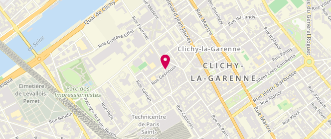 Plan de Laverie Wash'n dry Clichy, 18 rue Fernand Pelloutier, 92110 Clichy