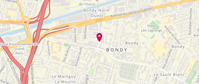 Plan de Axydia, 27 Bis Rue Auguste Polissard, 93140 Bondy