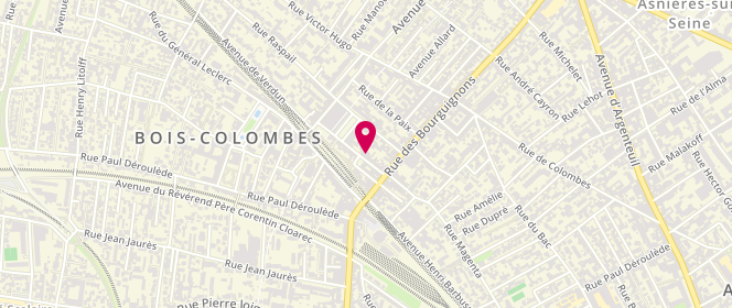 Plan de Bobillot Self Service, 8 Rue Mertens, 92270 Bois-Colombes