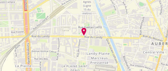 Plan de Lavoir Ethic, 66 Rue du Landy, 93300 Aubervilliers