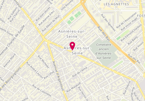 Plan de Laverie Voltaire, 152 Boulevard Voltaire, 92600 Asnières-sur-Seine