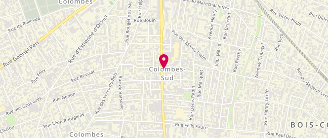 Plan de YOUWASH, 83 avenue Henri Barbusse, 92700 Colombes