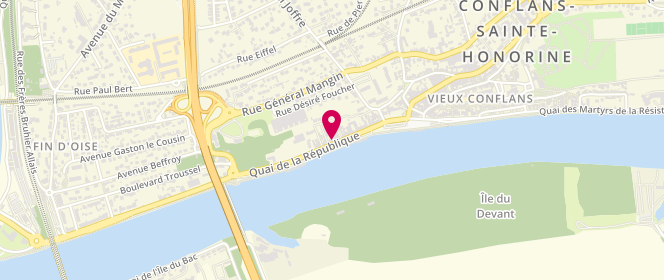 Plan de Laverie des Quais de Seine, 27 Quai de la République, 78700 Conflans-Sainte-Honorine