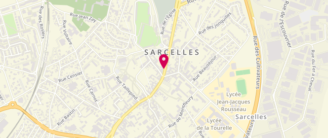 Plan de Laverie Marya, 123 Rue Pierre Brossolette, 95200 Sarcelles