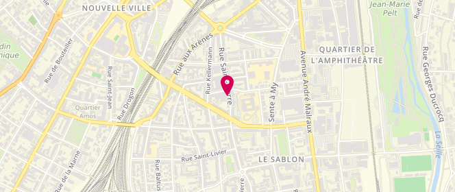 Plan de Laverie Saint Pierre, 31 Rue Saint-Pierre, 57000 Metz