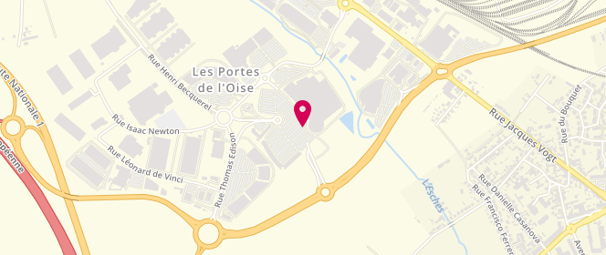 Plan de Laverie ROSE Chambly, Les Hauts Vents, les Portes de L'oise, Rue François Truffaut C.C, 60230 Chambly