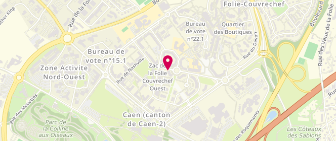 Plan de Lavomatique, 33 avenue Jean Monnet, 14000 Caen