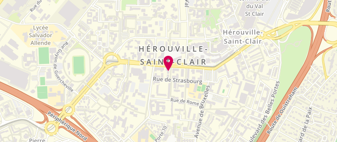 Plan de Cyber Lavomatique, Prom. Des Squares, 14200 Hérouville-Saint-Clair