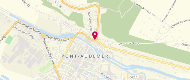Plan de Laverie Pont-Audemer, 2 Route Rouen, 27500 Pont-Audemer