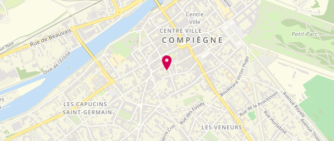 Plan de Laverie savonnerie, 8 Rue des Boucheries, 60200 Compiègne