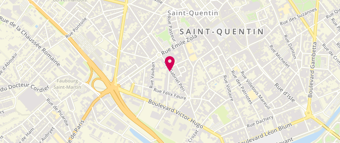 Plan de Laverie jas, 43 Rue Gabriel Péri, 02100 Saint-Quentin