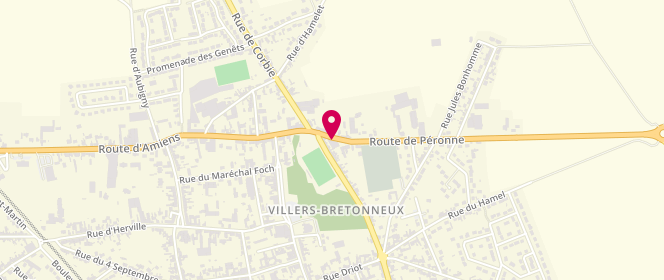 Plan de La Lavendiere, 2 Rue de Péronne, 80800 Villers-Bretonneux