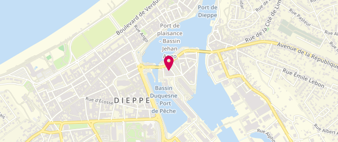 Plan de Laverie dieppoise, 3 Rue Guillaume Terrien, 76200 Dieppe